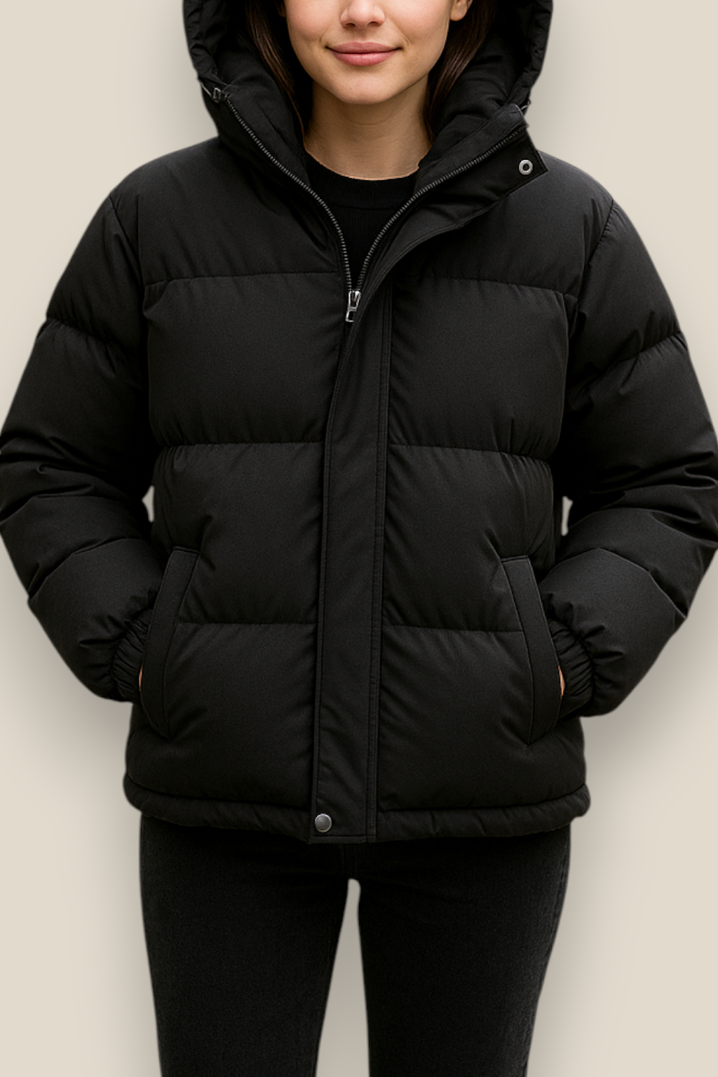 Women’s Winter Puffer Jacket - Thick Hooded Down Coat