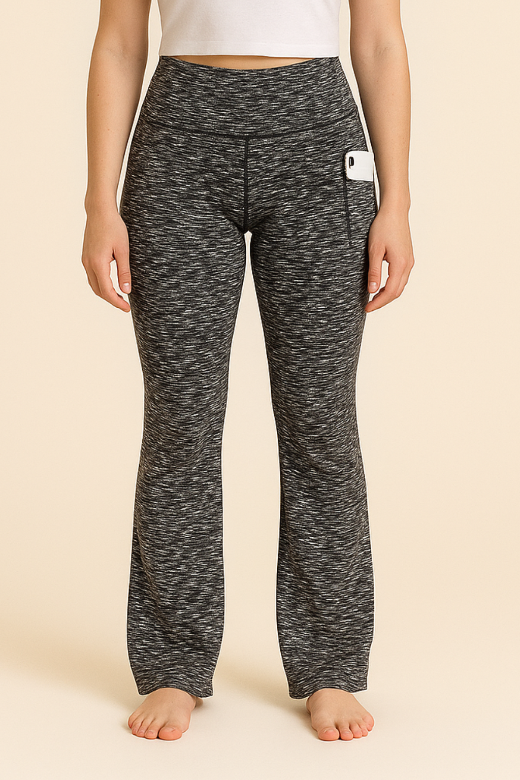 Women’s High Waist Trousers, Elegant Wide Leg Flared Palazzo Pants, Smart Casual Leggings