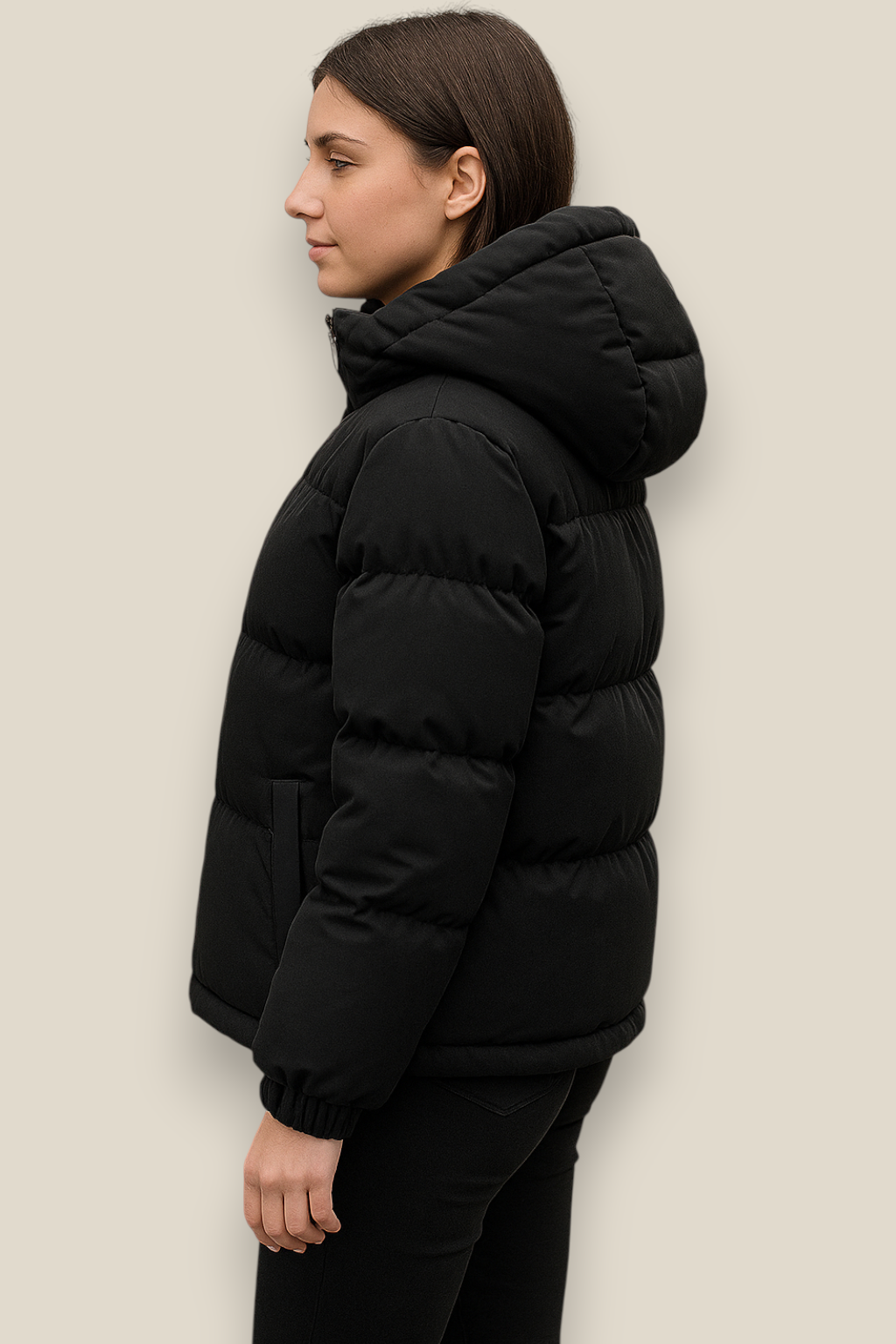 Women’s Winter Puffer Jacket - Thick Hooded Down Coat