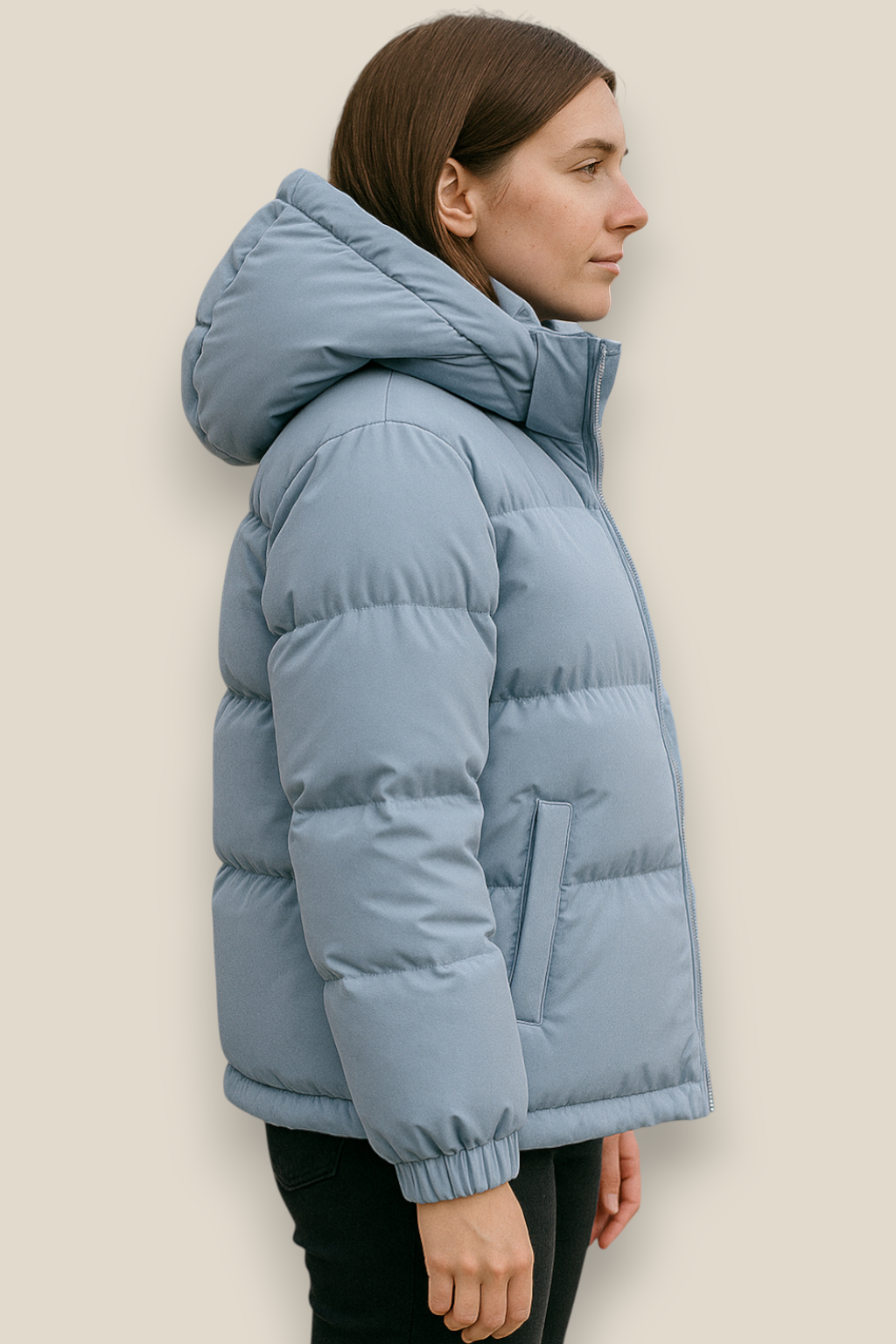 Women’s Winter Puffer Jacket - Thick Hooded Down Coat