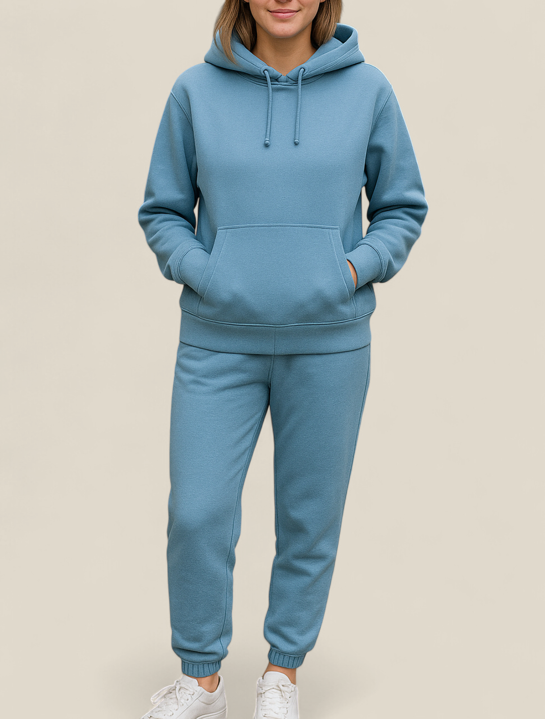 Women’s Casual Two-Piece Set, Hoodie And Sweatpants Tracksuit, Long Sleeve Outfit
