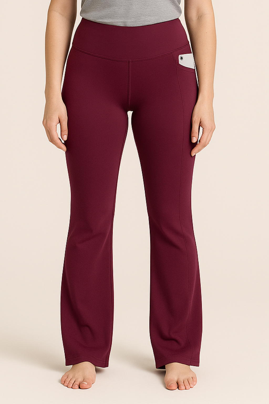 Women’s High Waist Trousers, Elegant Wide Leg Flared Palazzo Pants, Smart Casual Leggings