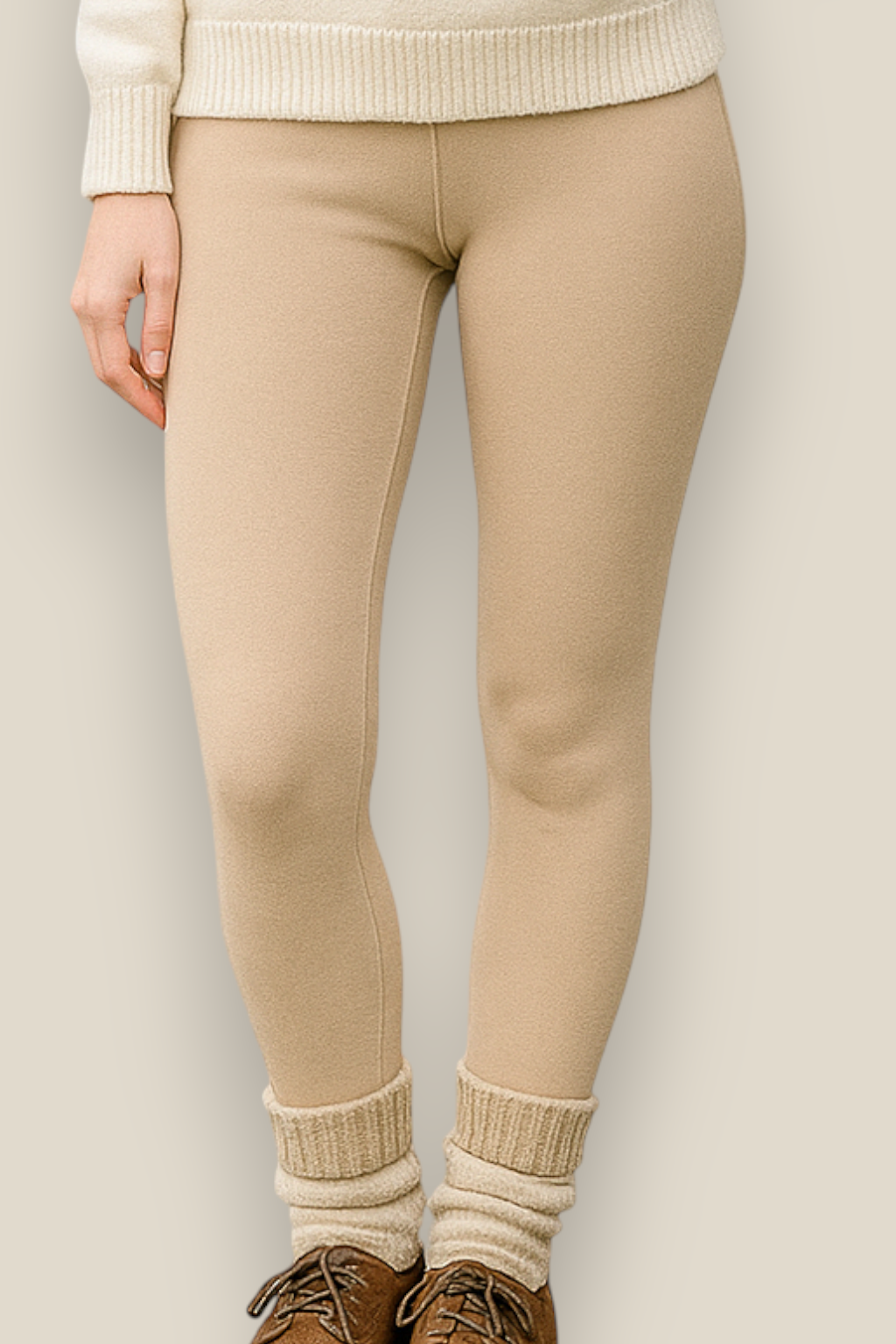 Women’s Fleece Lined Leggings - Thick Winter Thermal Tights