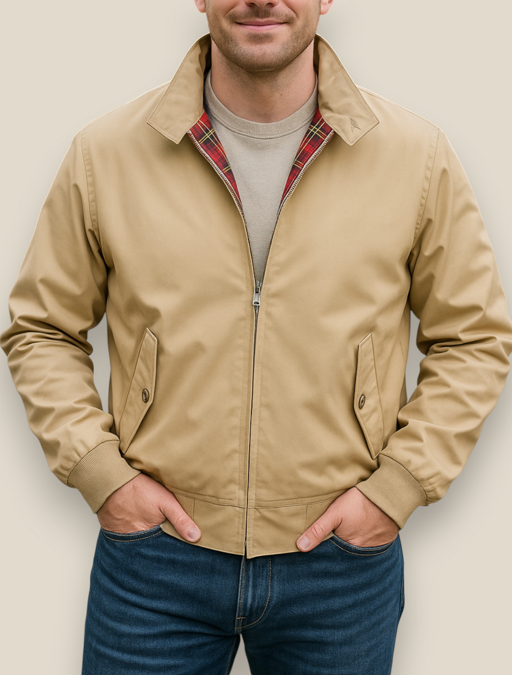 Men’s Windbreaker Jacket, Lightweight Winter Sportswear, Warm Casual Outerwear