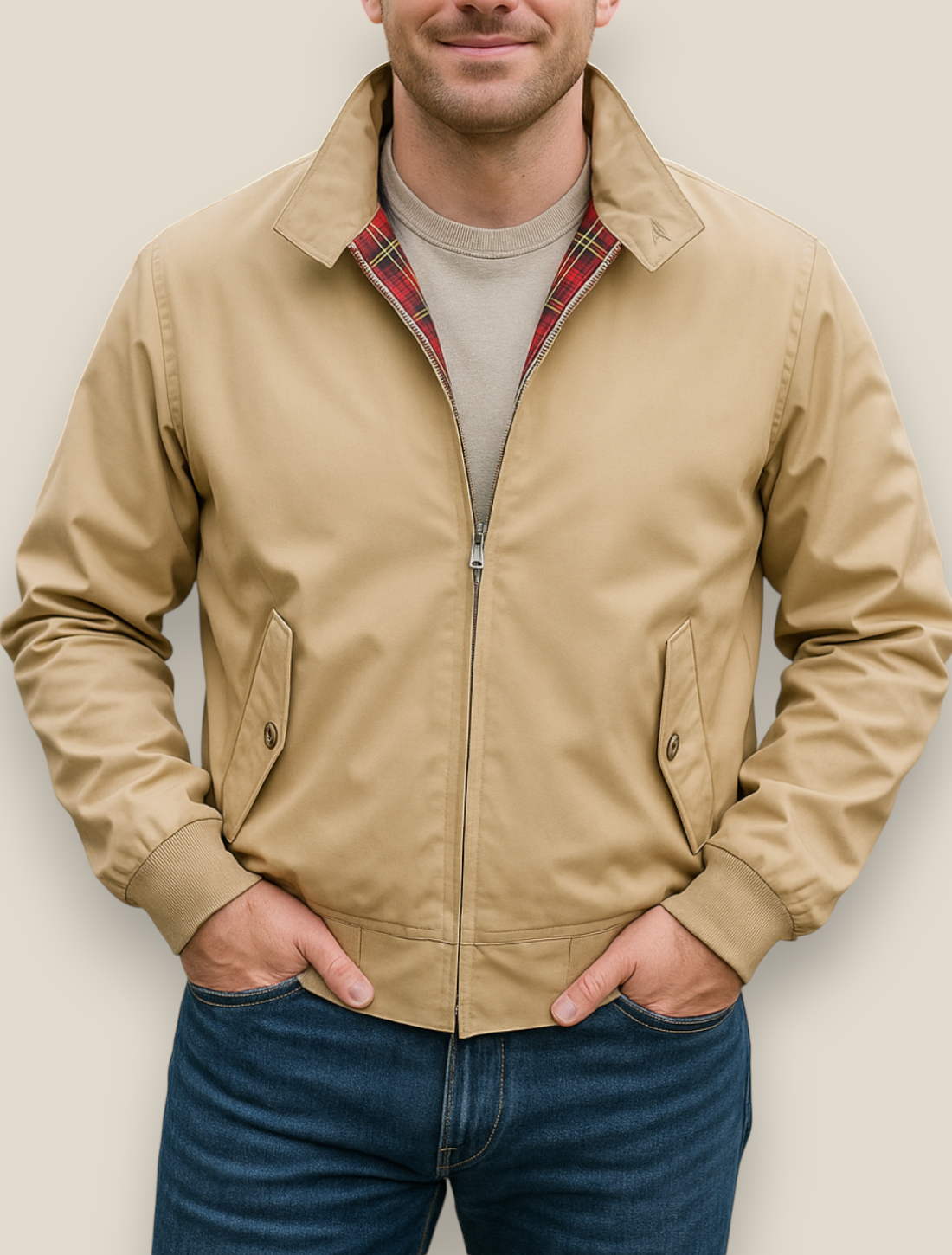 Men’s Windbreaker Jacket, Lightweight Winter Sportswear, Warm Casual Outerwear