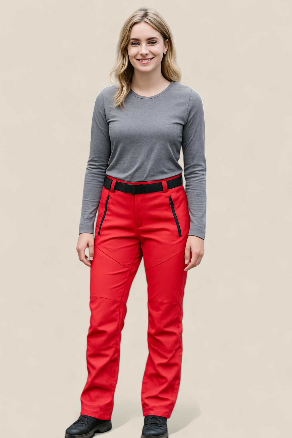 Women’s Thermal Fleece Lined Trousers - Waterproof Stretch Warm Lined Trousers