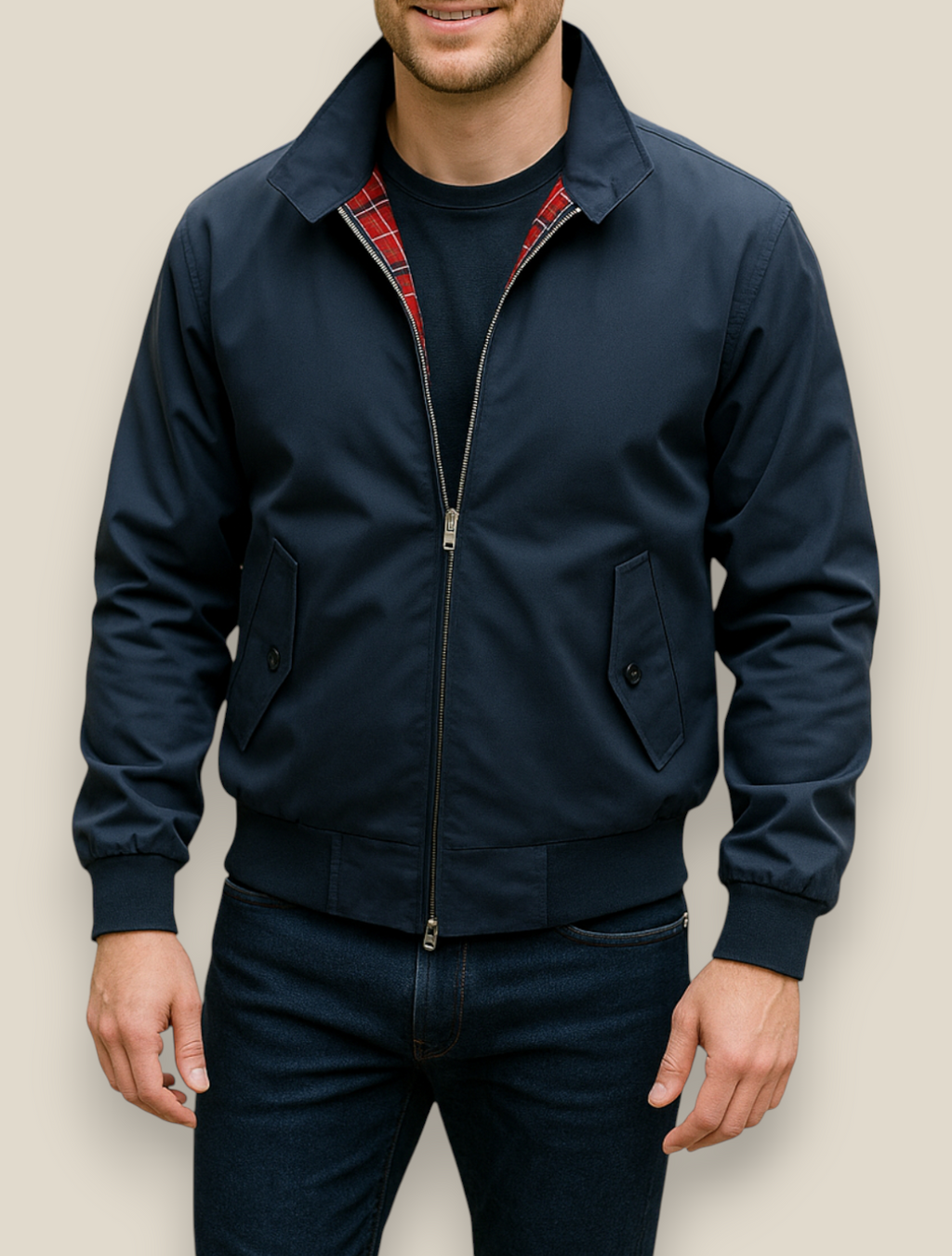 Men’s Windbreaker Jacket, Lightweight Winter Sportswear, Warm Casual Outerwear