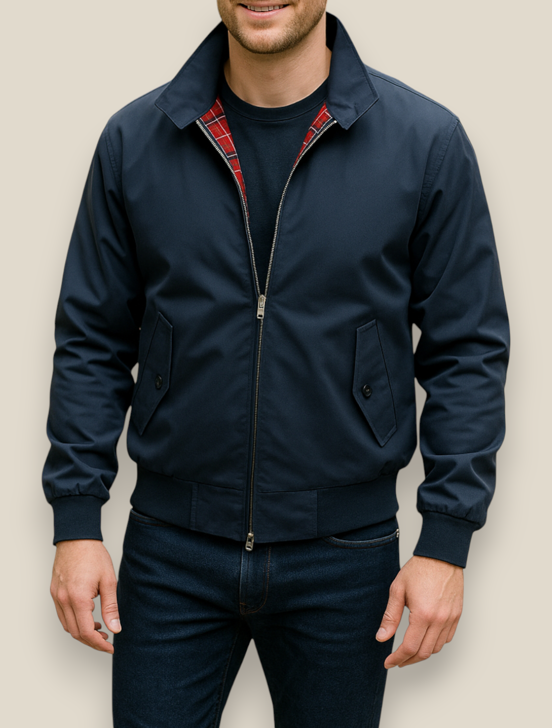 Men’s Windbreaker Jacket, Lightweight Winter Sportswear, Warm Casual Outerwear