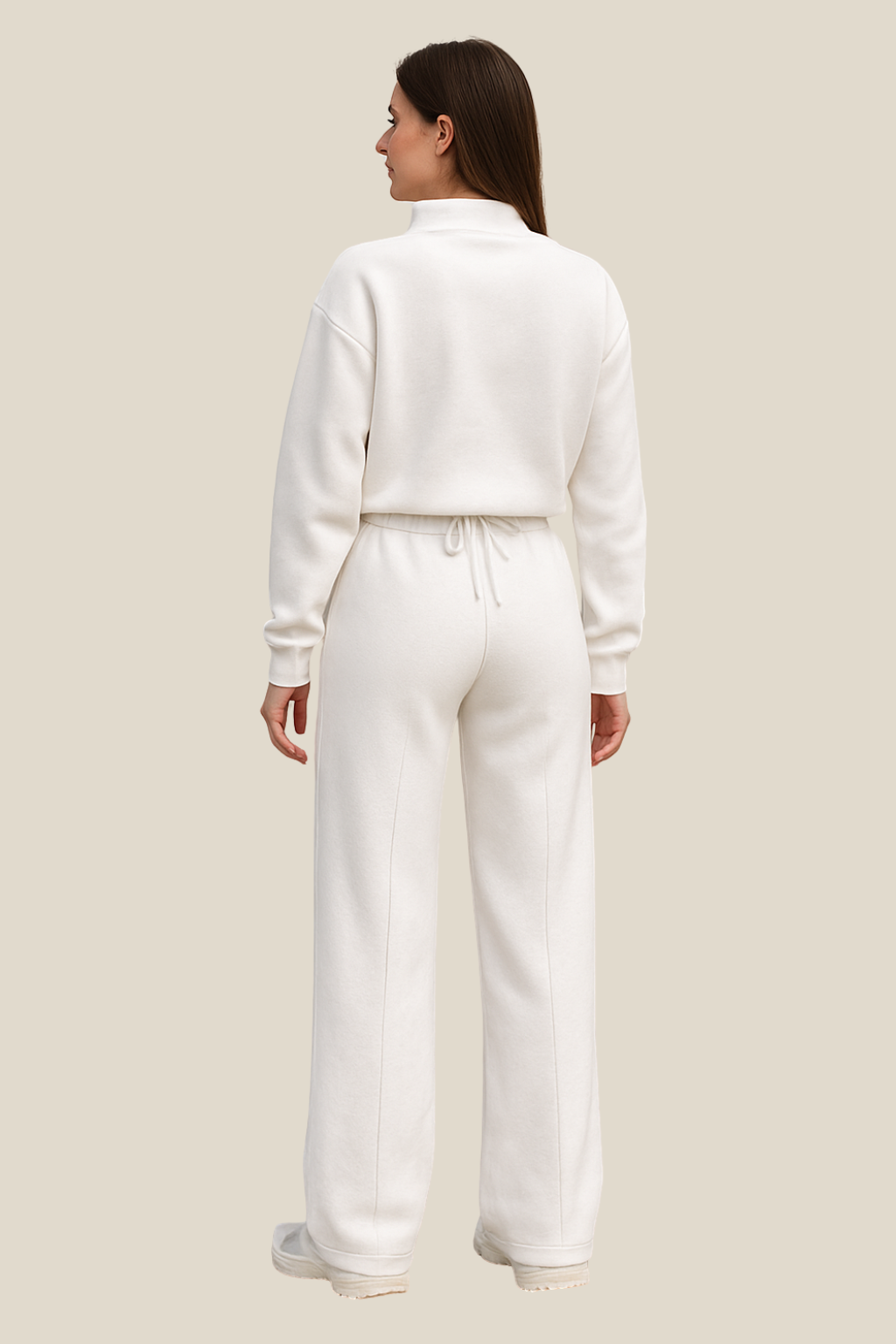 Women’s Two-Piece Tracksuit Set, Zip Jacket And Pants, Casual Sportswear Outfit