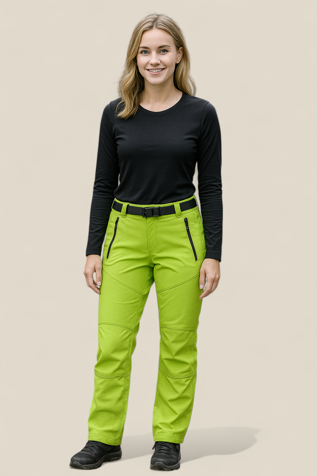 Women’s Thermal Fleece Lined Trousers - Waterproof Stretch Warm Lined Trousers
