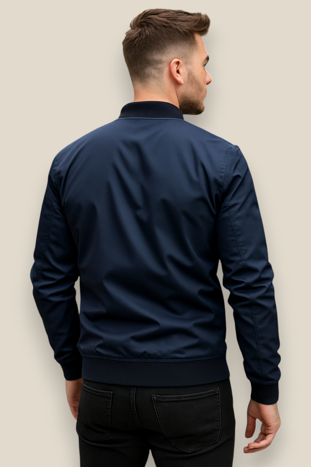 Men’s Windbreaker Jacket, Windproof Lightweight Winter Coat, Warm Outerwear