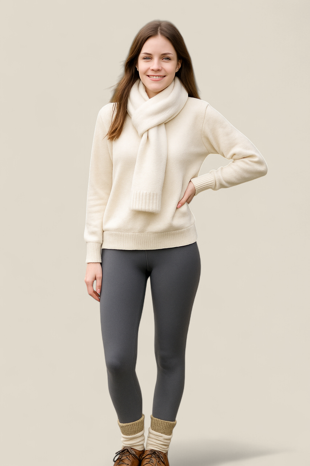 Women’s Fleece Lined Leggings - Thick Winter Thermal Tights
