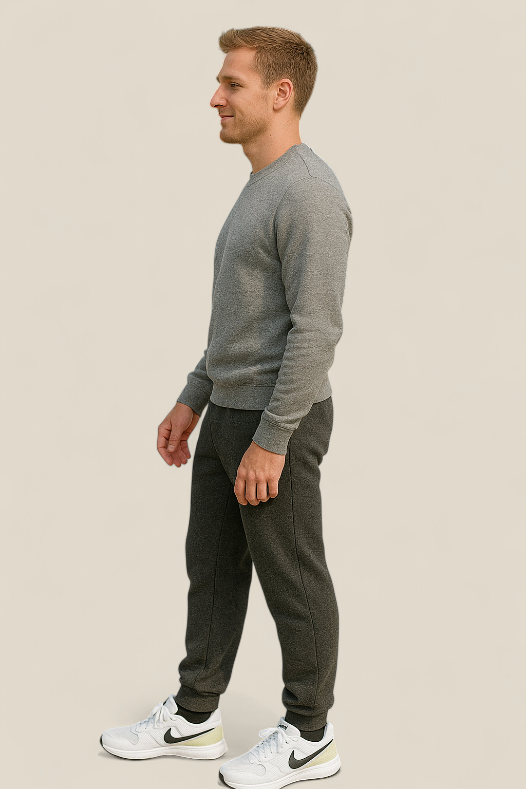 Men’s Winter Joggers, Thick Lamb Wool Lined Pants, Casual Sportswear Trousers
