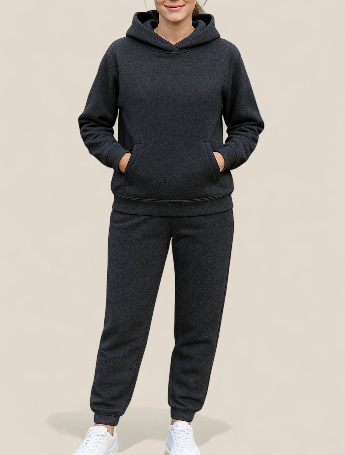 Women’s Casual Two-Piece Set, Hoodie And Sweatpants Tracksuit, Long Sleeve Outfit