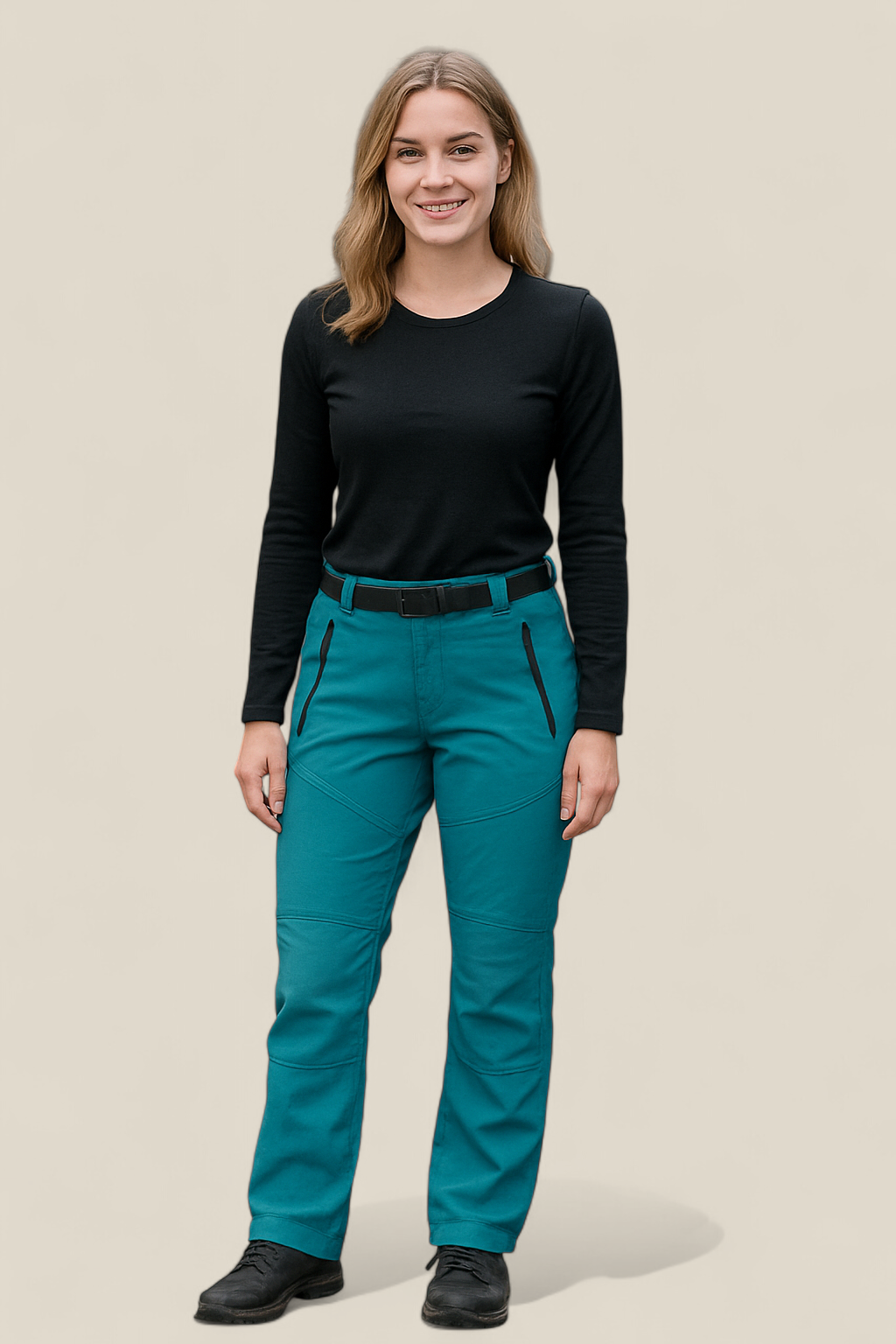 Women’s Thermal Fleece Lined Trousers - Waterproof Stretch Warm Lined Trousers
