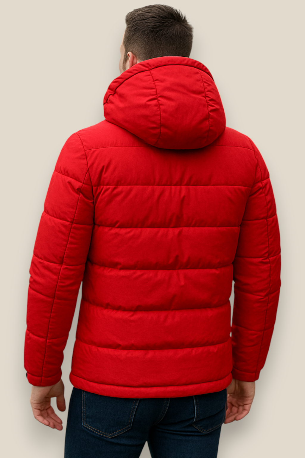 Men’s Hooded Duck Down Puffer Jacket - Thick Warm Casual Coat