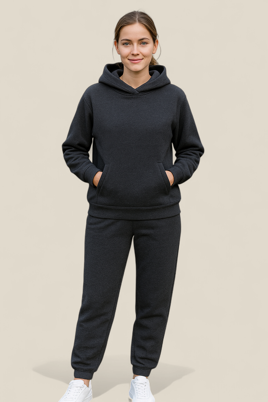 Women’s Casual Two-Piece Set, Hoodie And Sweatpants Tracksuit, Long Sleeve Outfit