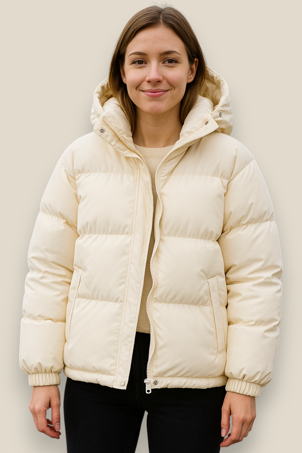 Women’s Winter Puffer Jacket - Thick Hooded Down Coat