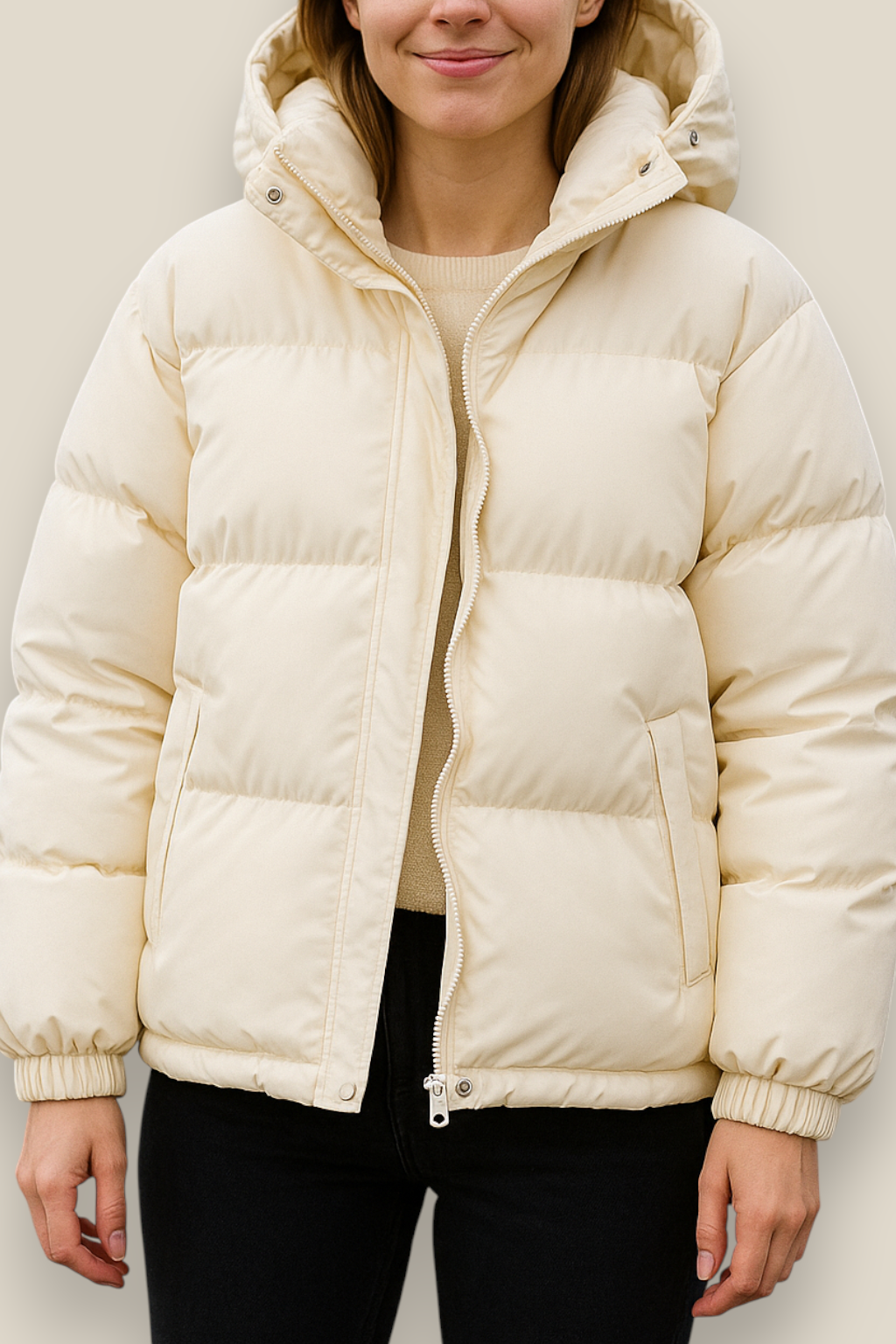 Women’s Winter Puffer Jacket - Thick Hooded Down Coat