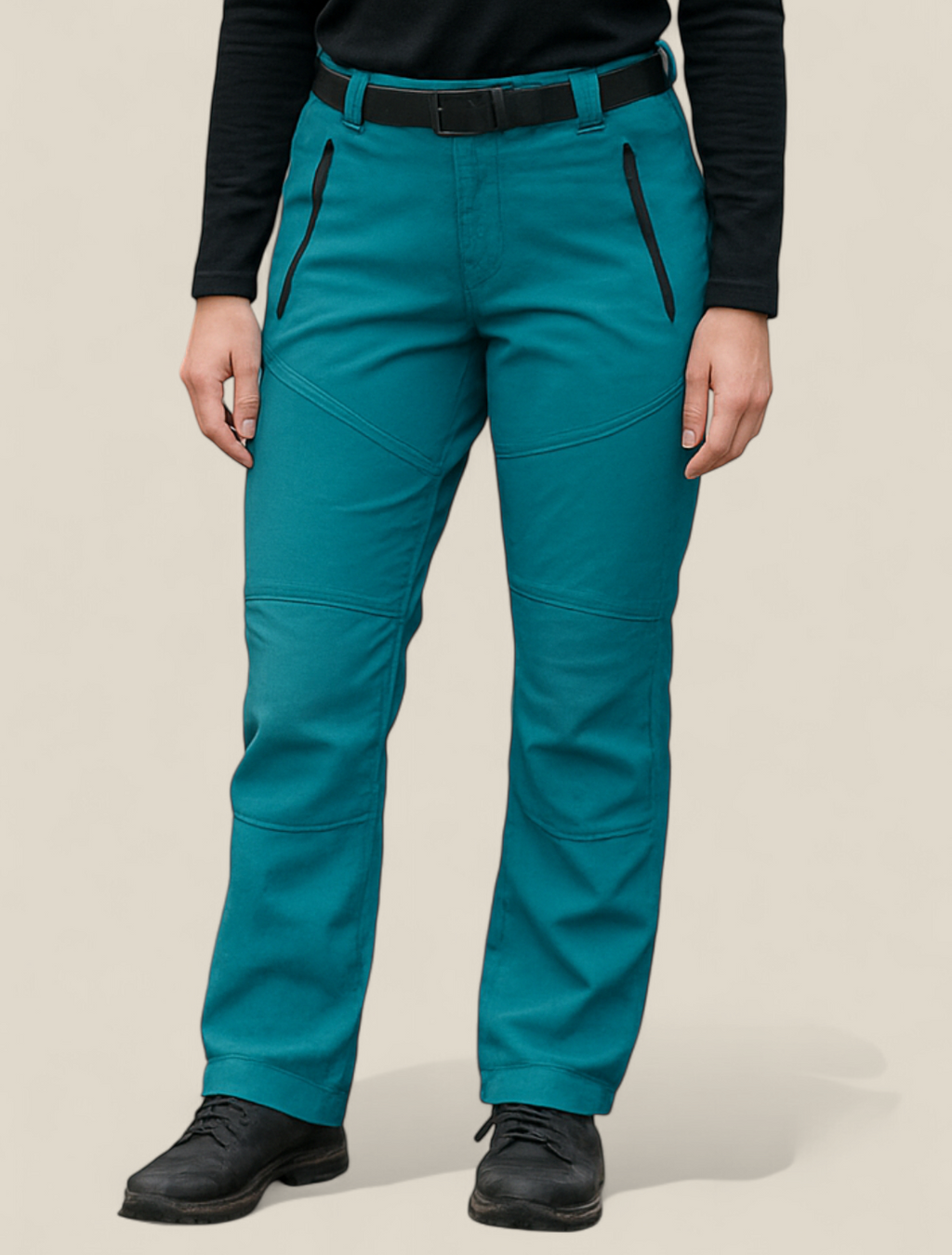 Women’s Thermal Fleece Lined Trousers - Waterproof Stretch Warm Lined Trousers