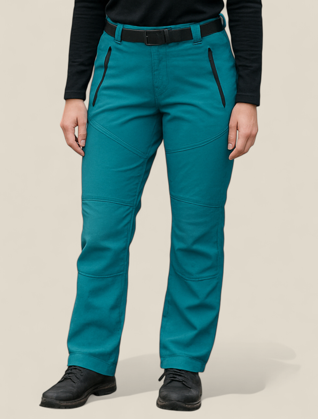 Women’s Thermal Fleece Lined Trousers - Waterproof Stretch Warm Lined Trousers