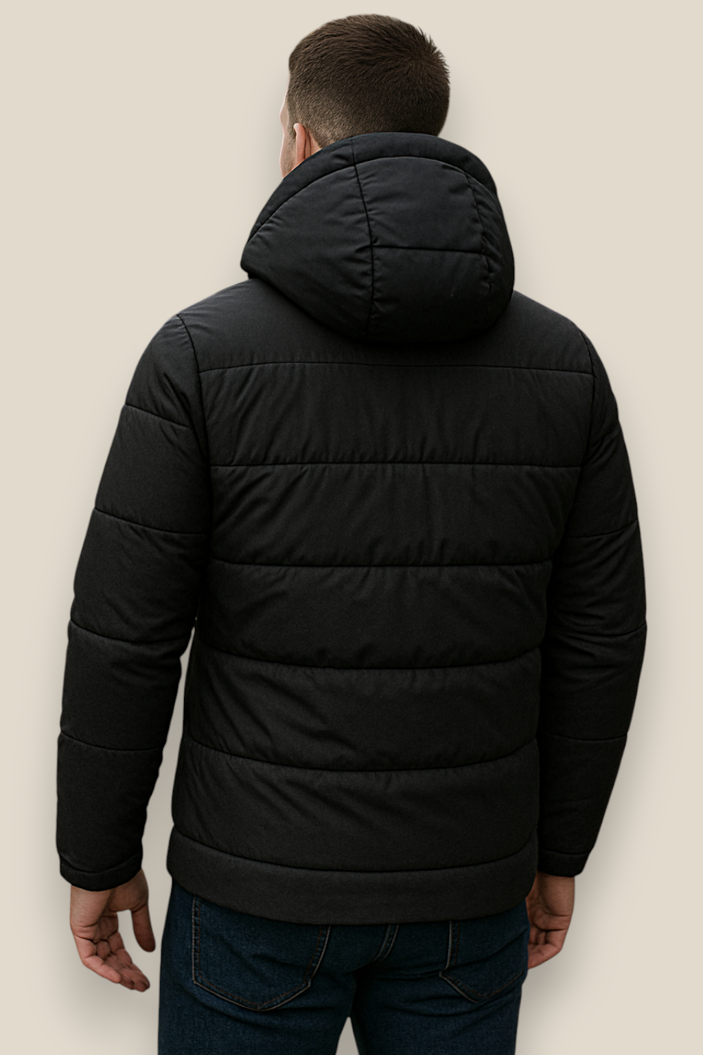 Men’s Hooded Duck Down Puffer Jacket - Thick Warm Casual Coat