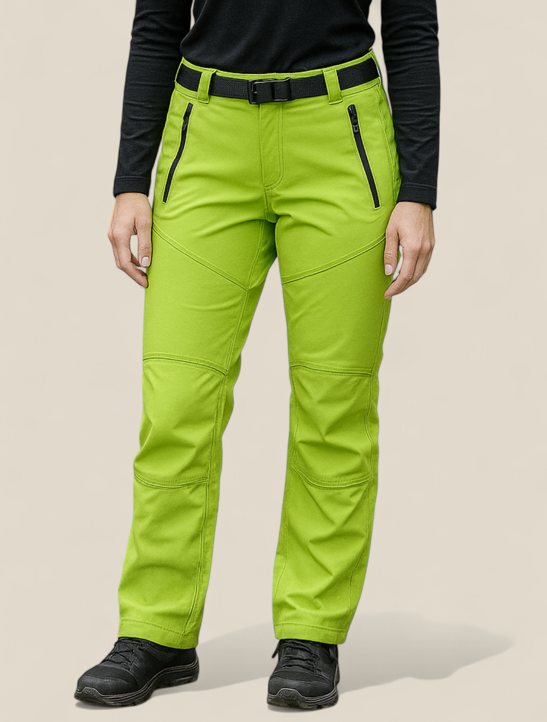 Women’s Thermal Fleece Lined Trousers - Waterproof Stretch Warm Lined Trousers