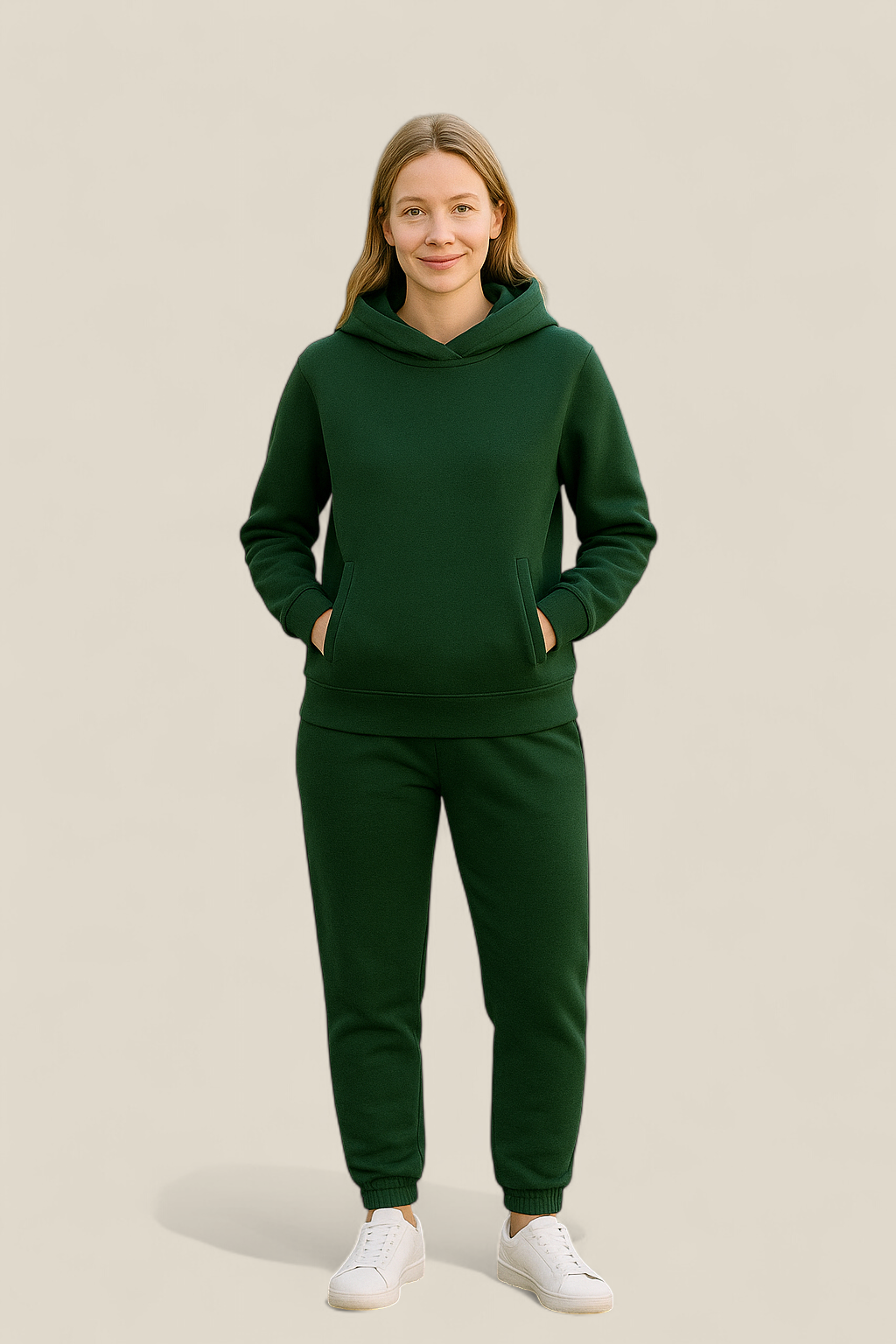 Women’s Casual Two-Piece Set, Hoodie And Sweatpants Tracksuit, Long Sleeve Outfit