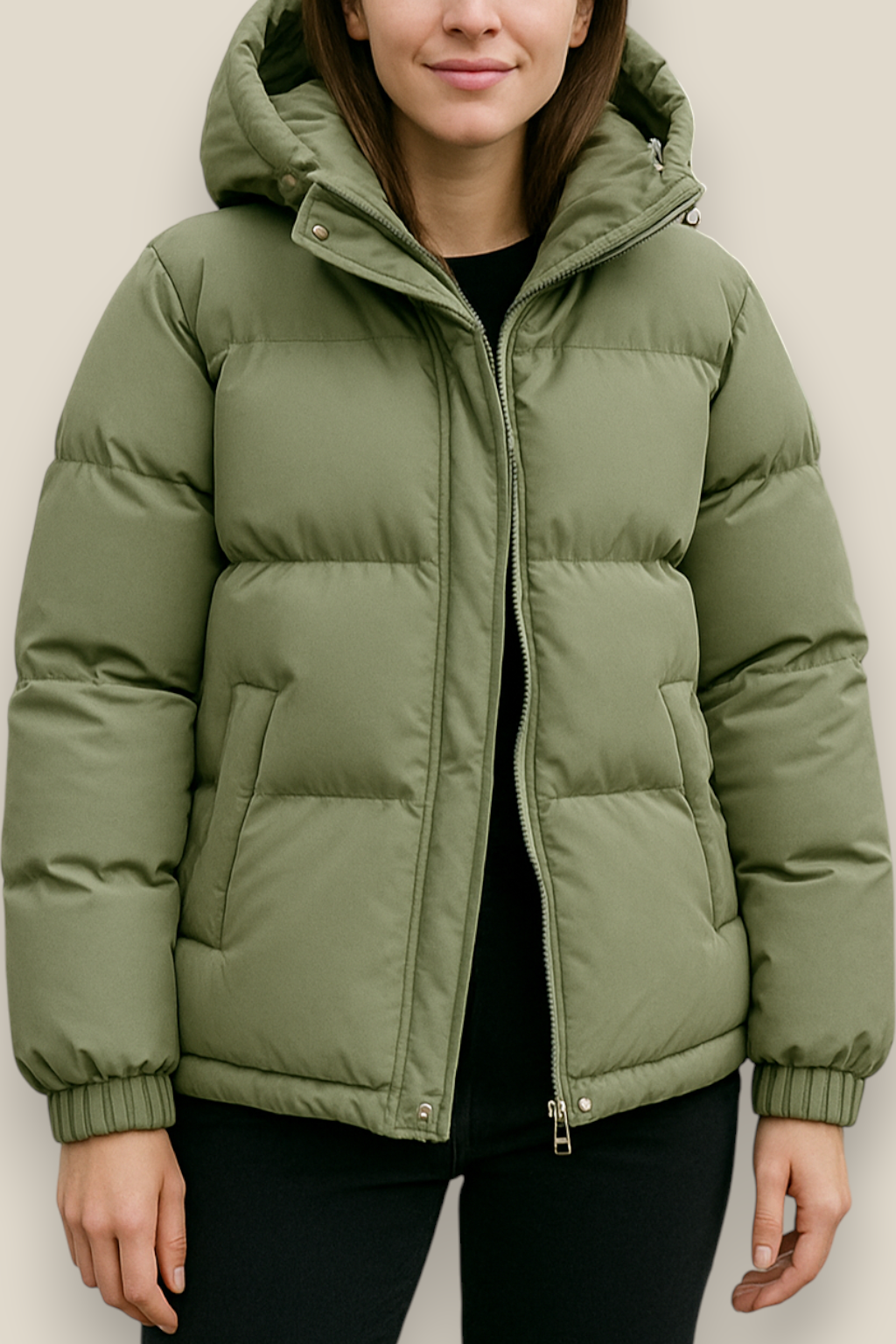 Women’s Winter Puffer Jacket - Thick Hooded Down Coat