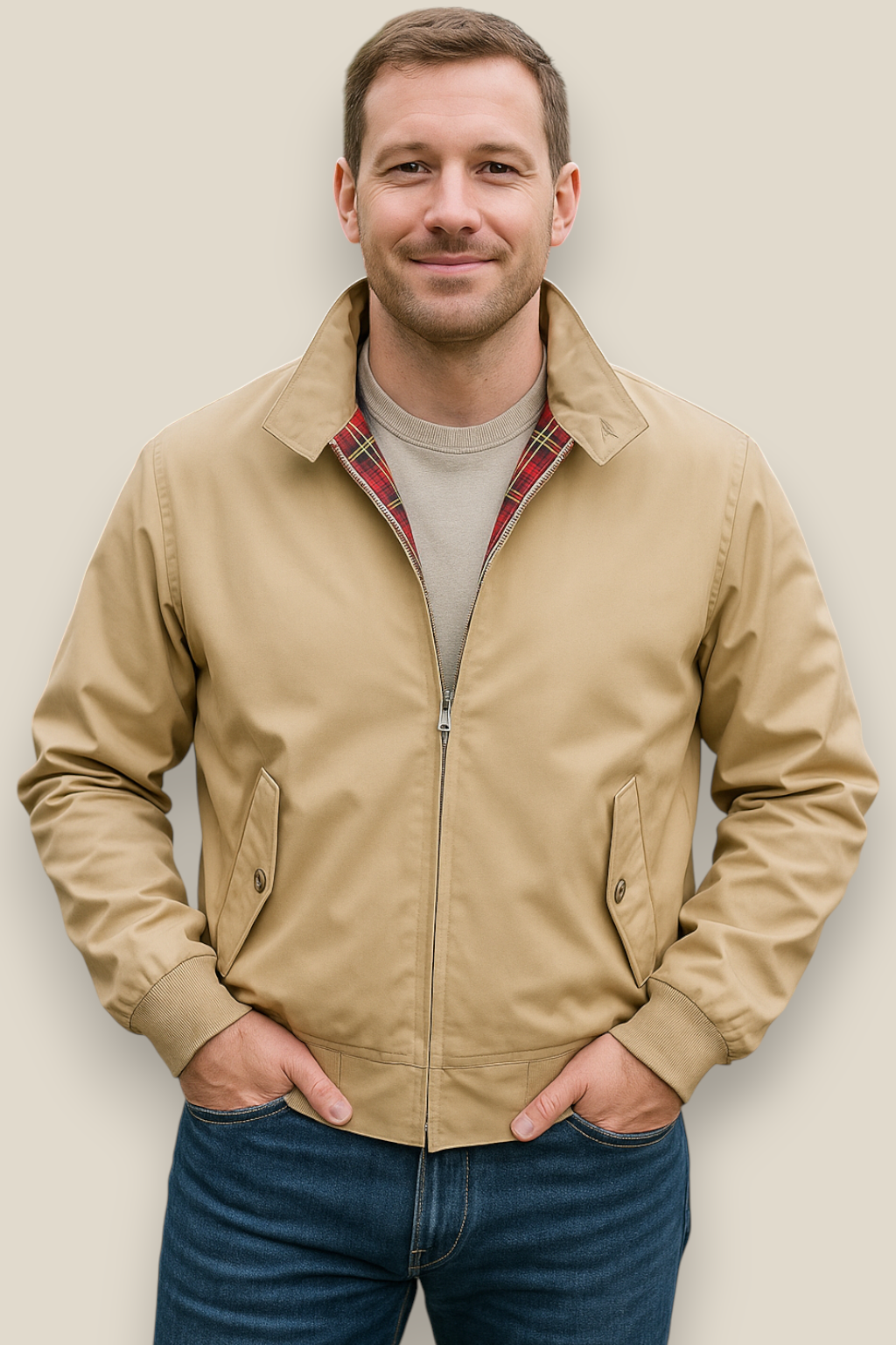 Men’s Windbreaker Jacket, Lightweight Winter Sportswear, Warm Casual Outerwear